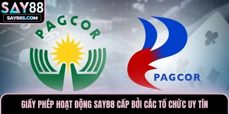 Giấy phép hoạt động Say88 cấp bởi các tổ chức uy tín