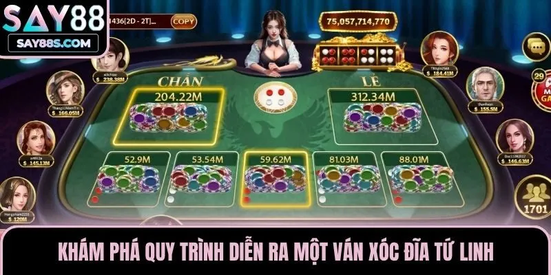 Khám phá quy trình diễn ra một ván Xóc Đĩa Tứ Linh