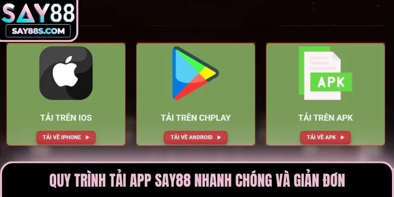 Quy trình tải app Say88 nhanh chóng và giản đơn